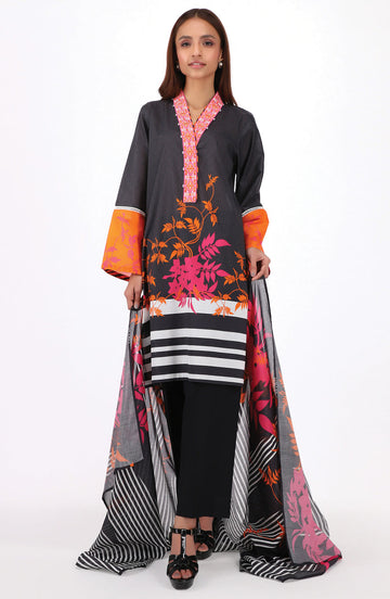 Orient 2 Piece Printed Cambric Shirt and Lawn Dupatta  Myreen Winter Collection 2022 Online Shopping